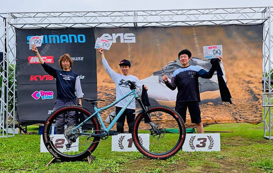 SHIMANO ENS 2025 #2　ALPEN BLICKにて市原選手がハードテールクラスで２位になりました。